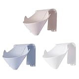 Homoyoyo 3 Stück Teiliges Creative Wand seifenhalter Perforationsfrei Abtropfende Seifenbox Wasserfest Stabile Wandhalterung für Badezimmer Küche Dusche Farbiges Weiß Blau Rosa