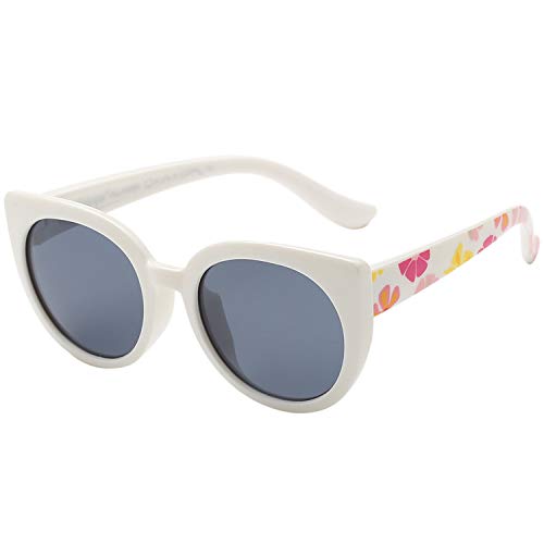 Polarspex Girls Elastic Cateye Kids Toddler Polarized Sunglasses - BPA Free