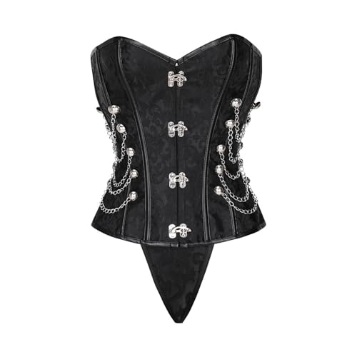 Corset Steampunk femme pour costume victorien et soirée déguisée