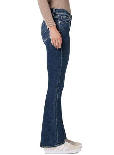 HUDSON Women's Nico Mid Rise Bootcut Jean Barefoot Length3