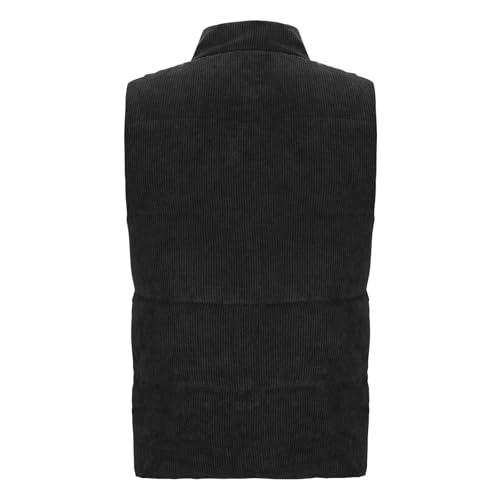 Men's Puffer Vest Sherpa Lined Winter Zip Fleece Vest Warm Casual Stand Collar Sweater Vest Sleeveless Winter Jackets3