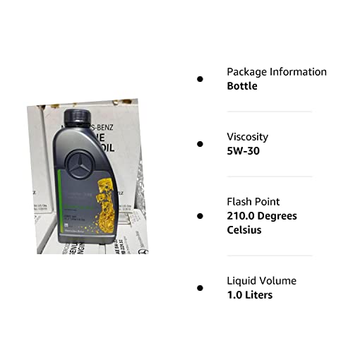 Mercedes Benz 5W30 Synthetic Oil 229.52-1 case of 6 quarts - Thumbnail 3