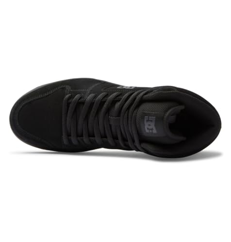 DC DC Men's Manteca 4 High Top Skate Shoe Black/Black/Gum 9