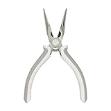 Fiskars Crafts 132440-1001 Precision Needle-Nose Pliers (6 in), 6 Inch, White/Grey