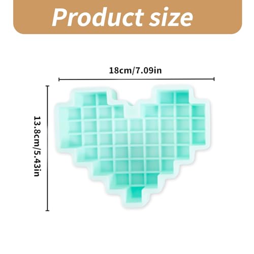 Moule en silicone en forme de cœur pour gâteau et décoration - 4