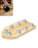 Seekdesi Bowling Ball Release Trainer, 14'x 7' x 1 'Wooden Bowling Release Trainer, Bowling Training Aid, Suitable for Home, Office, Bowling Training Centers