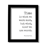 William Penn - Floating Quote - Time is what we want most, but what, alas! we use worst - Quote About Time - Seize the Day - Procrastination