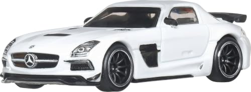Image of Hot Wheels Mercedes Benz AMG SLS Black Series F7, Premium Fast & Furious 1:64 Scale Die-Cast Car for Collectors Inspired by Fast & Furious Movie Franchise​​
