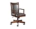 Signature Design by Ashley Hamlyn Home Office Swivel Desk Chair Medium Brown