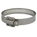 EVEREON All 300 Grade Stainless Steel High Torque Hose Clamp, Worm-Drive, SAE Size 36, 1-3/4