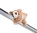 Nici 44461 Kuscheltier mit Magnet Daddy-Bär 12cm MagNICI, BRAUN