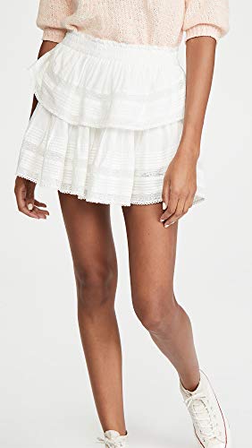 LOVESHACKFANCY Women's Ruffle Mini Skirt2
