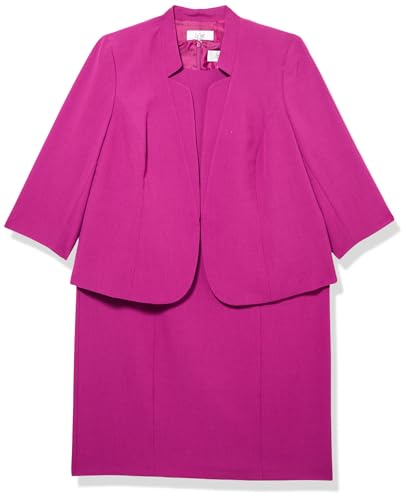 Stunning Plus Size Suit in Wild Rose