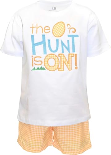 Image of Unique Baby Boys 2pc Shorts Set Outfit Short Sleeve Shirt with Embroidery Design and Shorts