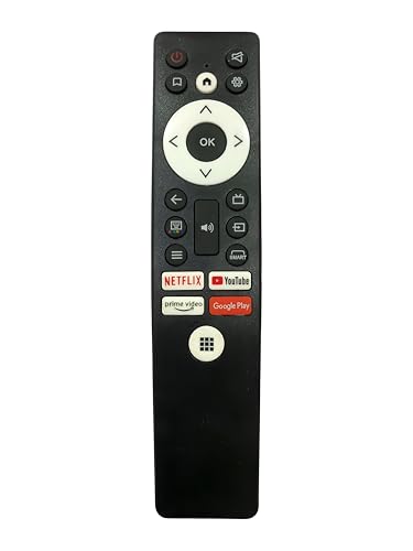 Image of Upix Compatible Micromax Smart TV LCD /LED Remote No. 1050 | No Voice | YouTube Buttons | Exact Match Required