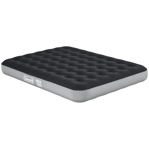 Image of Coleman: River Gorge: 9.5 inch Queen Airbed - Built-in Battery Air Pump, Inflatable Mattress, Puncture Guard, Durable Design, All Terrain, Indoor-Outdoor