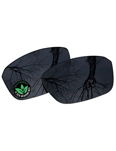 Image of Raydi Polycarbonate Replacement Lenses & Nosepads for Oakley Split Shot OO9416 Rectangular Sunglasses
