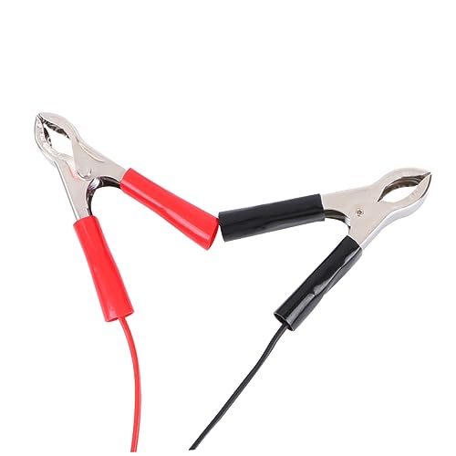 GLEAVI 24v Alligator Clips Adapter Cable for Motorcycle Charging Inline Fuse Power Supply Connects Solar Panels and Car Batteries Power