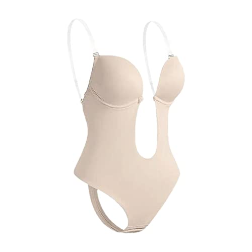 Bodysuit para mulheres Shapewear - Em U Halter Corpo Ternos Roupas Femininas Sexy,Body para mulheres