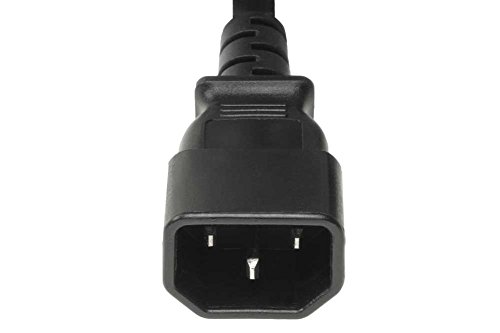 Sf Cable 6Ft 18 Awg Nema 5-15R To Iec320 C14 Monitor Power Adapter Cord, 10A, 125V Ac Power Cable #TOP5