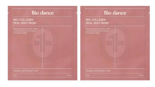 Image of Korean Bio Dance Bio-Collagen Mask, Made in Korea, 34g (Pack of 2)