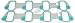 ACDelco 19180613 GM Original Equipment Intake Manifold Gasket Kit with Rivet
