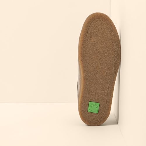El Naturalista Unisex. 258481120005_020 Sapatilhas Em Pele N5848 Bege (42), Couro, Plano, CordãO, Casual - 3