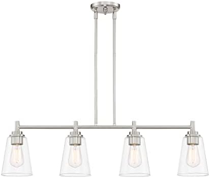 Designers Fountain 95738-SP Westin Pendant, 4-Light 240 Total Watts, Satin Platinum