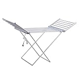 【Calefacción termostática】La secadora de ropa con calefacción utiliza 18 tubos de calefacción. Se puede alcanzar un ajuste de temperatura constante de 45-55 °C en 5 minutos. Secado termostático suave y delicado en múltiples direcciones para prendas más esponjosas y suaves. La mejor opción para secar tu ropa en invierno.