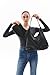 Fldhav Suede Bag for Women Hobo Bag Slouchy Purse Fashionable Leather Shoulde Office Tote Handbag(Black)