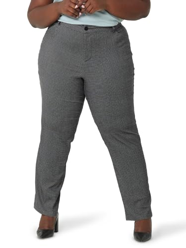 Image of Lee Women's Wrinkle Free Relaxed Fit Straight Leg Pant