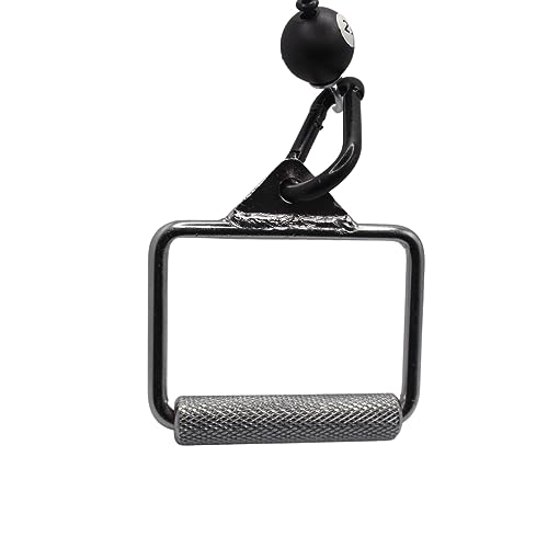 Single Rope Bar XAGOFIT Gym Attachment Cable Machine Triceps Rope Bar Twin Revolving ...