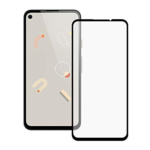 Image of Careflection Premium 18D Silicone Air Bag Curved Soft Edge Full Covereage Tempered Glass Google Pixel 4a 4G Black