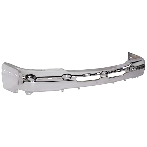 Garage-Pro 1-Piece Front Bumper for Chevrolet Silverado 1500 2003-2006 BASE LS HYBRID LT w/o Convenience Pkg Chrome Face Bar Only Replaces# 19150310
