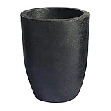 No1 Crucible, Graphite Clay Crucible for Casting Smelting Gold Silver Copper Aluminum Brass,Withstand The Temperature 2912℉ (1.3KG NO 1)