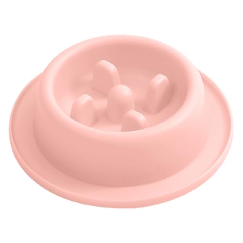 Poo4kark Cute Pet Langsame Fütterung von Hunden, Fressnapf, stoppt das Fressen von Welpen, Futternapf in Form eines Ti-Futternapfs, Katzennapf, Hundenapf, Fressnapf für Haustiere (17x4.5cm)