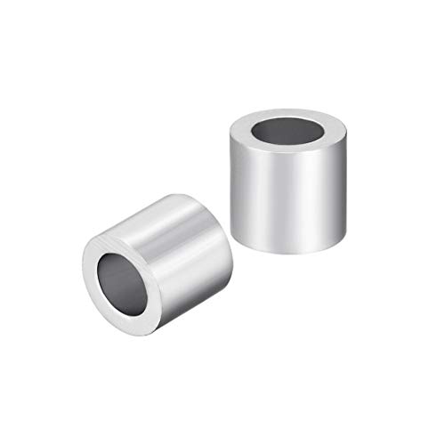 Manchons ronds à sertir uxcell anti-glissement pour câble métallique en aluminium