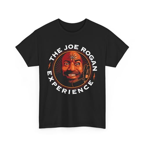 JRE Joe Rogan Experience Merch Comedy Podcast Unisex Heavy Cotton Tshirt Black