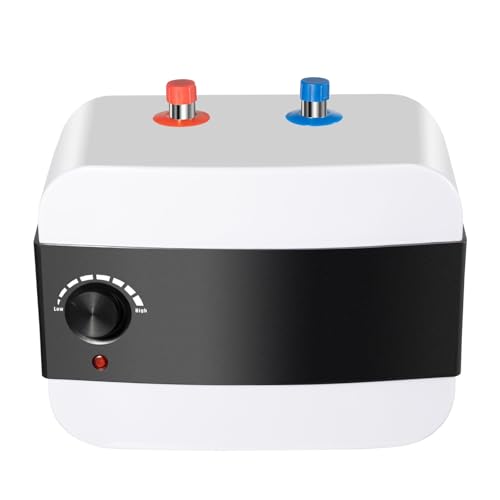 SICHENSH Caldera de 6 L, 1500 W, resistente a la presión, montaje en pared, depósito eléctrico de agua caliente, resistente a la presión, pequeño almacenamiento para lavabos, cocina y baño, 30-65 ℃