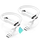 Wireless HDMI Transmitter and Receiver Wireless HDMI Extender Long Range, Plug and Play, Support ...