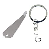 Cesta portafiltro para café espresso, accesorio de acero inoxidable con palanca y llavero, herramienta de extracción de cabeza de grupo de cerveza, accesorios de limpieza de café inoxidable