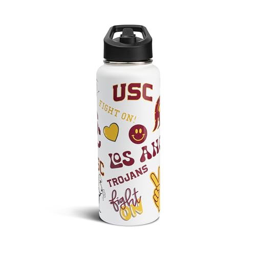 The Memory Company Officially Licensed NCAA - University of Southern California 34oz Team Spirit Water Bottle The Memory Company Officially Licensed NCAA - University of Southern California 34oz Team Spirit Water Bottle