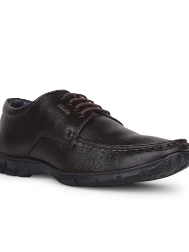 Bata Men's Brown Formal Derby Shoes 10 UK - Image 7