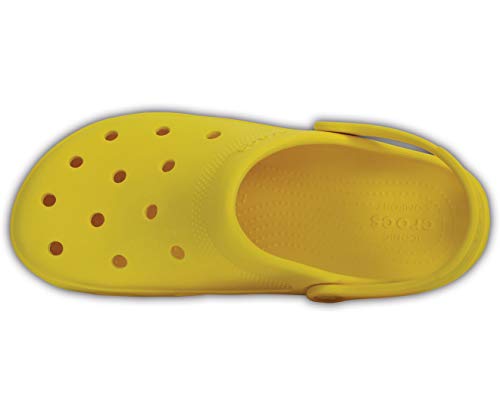 Image of crocs Unisex Adult Lemon Clogs-10 UK (M11) (204151-7C1)