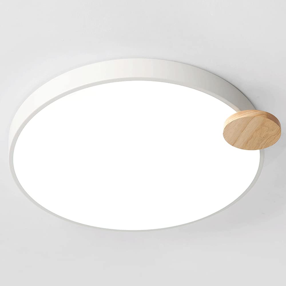 Lampa sufitowa do sypialni Lampa sufitowa LED nowoczesna okrągła prosta szara lampa sufitowa do przedpokoju, szafek do sypialni, kuchni, 3 kolorów zmiennego oświetlenia płaskiego ekranu. XIAOYINGU