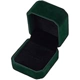bague verte vintage Bon matériau:Notre boîte à bijoux est en velours, qui n'est pas facile à endommager et peut être utilisé pendant une longue période