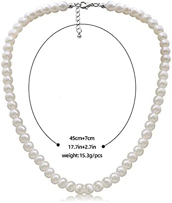 Imitation Pearl Necklace for Women, as photo - Image 3