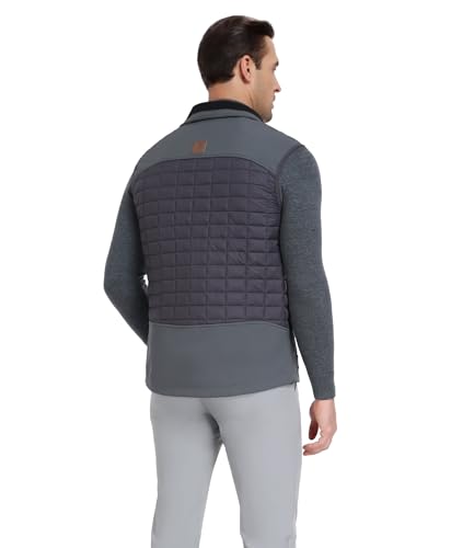Little Donkey Andy Men’s Lightweight Puffer Vest, Warm Outdoor Sleeveless Jacket for Golf Hiking Running