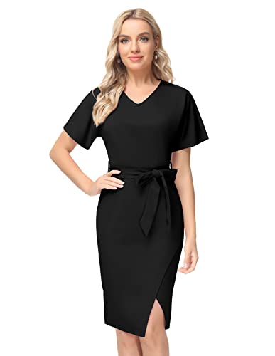 GRACE KARIN bleistiftkleid Rockabilly Business Kleid festlich etuikleid...