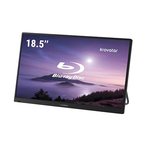Krovatar 18.5 FHD IPS Blu-ray Player with Integrated Monitor